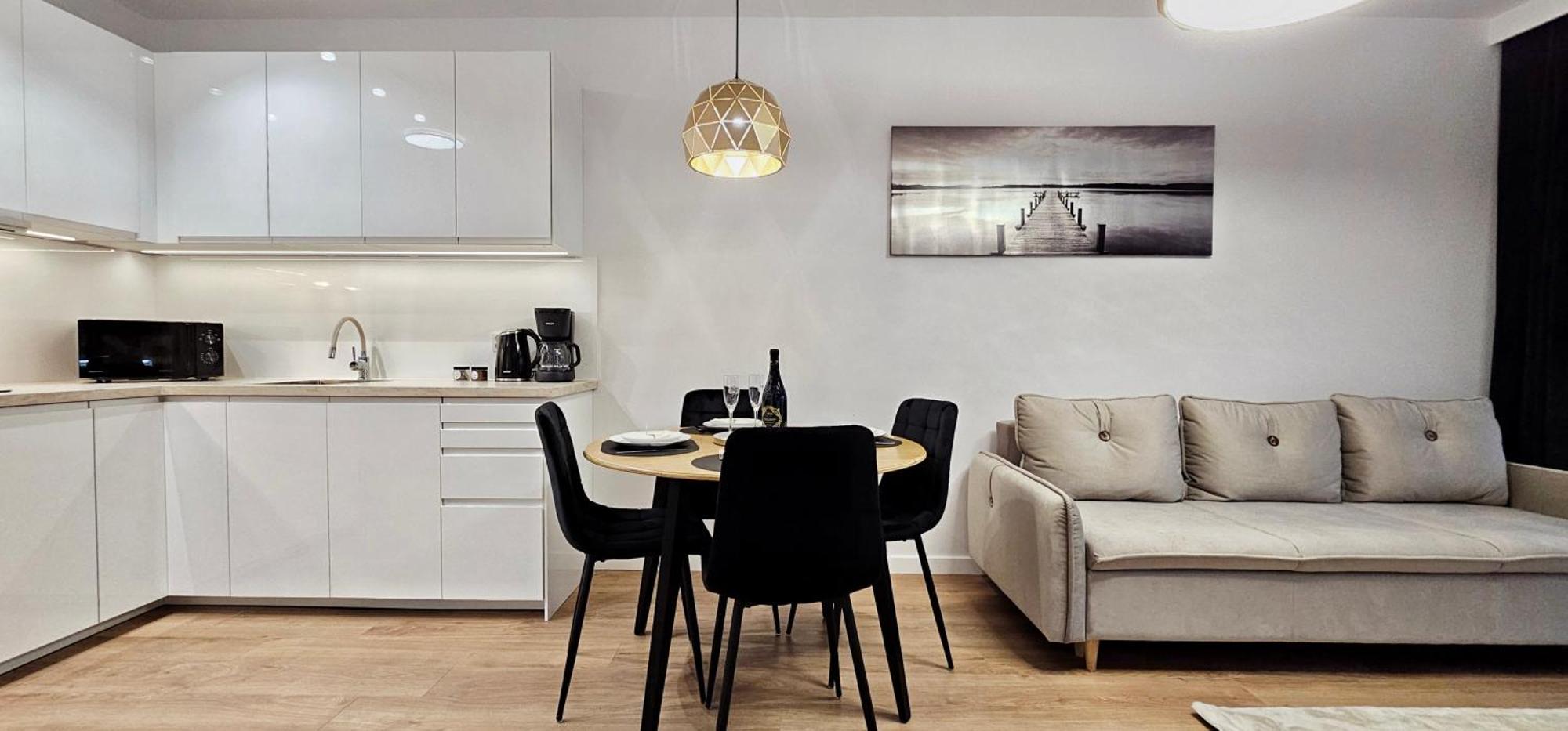 Baltic Waves A320 Balkon, Sauna, Basen, Gym Gratis Apartment *